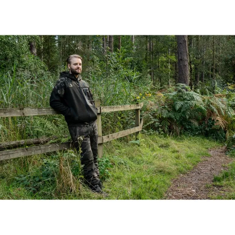 Sweat Homme Nash Zero Tolerance Nordic Fleece Zipped Hoody - Camo