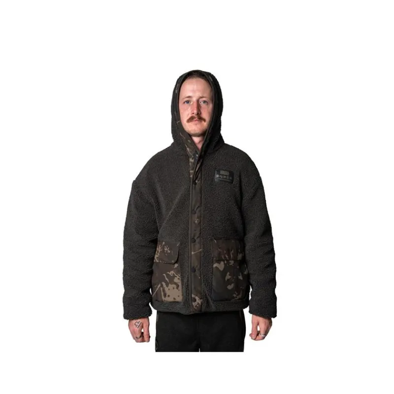 Nash Sweat Homme Zero Tolerance Sherpa Fleece Hoody - Camo