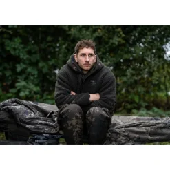 Nash Sweat Homme Zero Tolerance Sherpa Fleece Hoody - Camo
