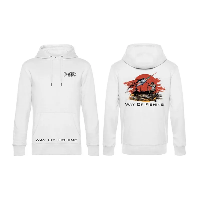 W.O.F. Sweat Homme Manga - Blanc