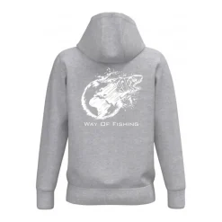 W.O.F. Sweat Homme Terre - Gris Clair