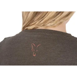 Fox Tee Shirt Manches Courtes Femme Wc V Neck T - Olive