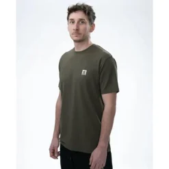 Tee Shirt Manches Courtes Homme Nash Make It Happen Badge - Vert