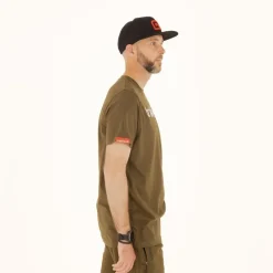 Trakker Tee Shirt Manches Courtes Homme Cr Logo T-Shirt - Kaki