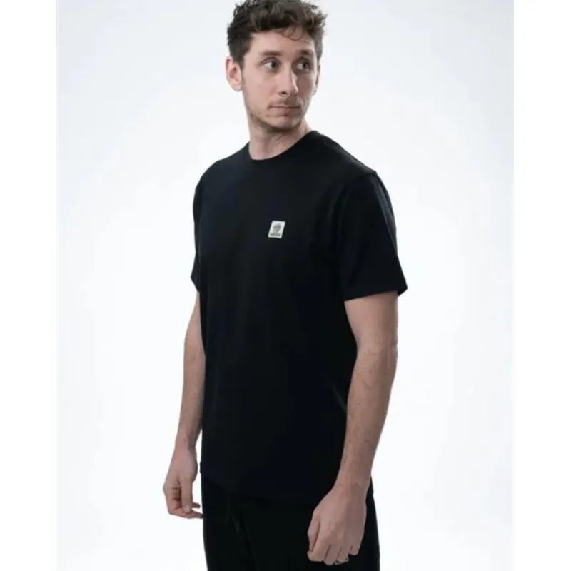 Nash Tee Shirt Manches Courtes Homme Make It Happen Badge - Noir
