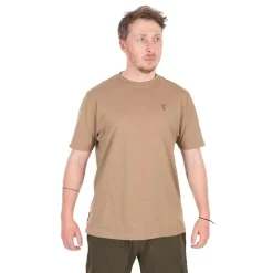 Tee Shirt Manches Courtes Homme Fox Collection T - Tan