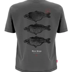 Kumu Tee Shirt Manches Courtes Homme 3 Kings T-Shirt - Gris