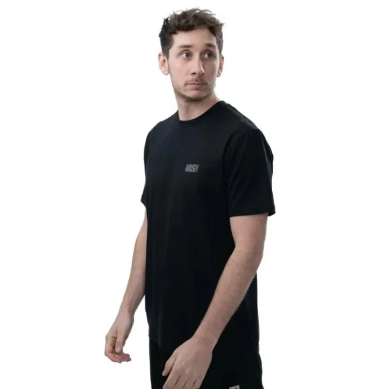 Nash Tee Shirt Manches Courtes Homme Make It Happen Carp Logo - Noir