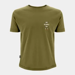 Tee Shirt Manches Courtes Homme Kumu True Leather - Kaki