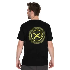 Fox Matrix Tee Shirt Manches Courtes Homme Large Logo T-Shirt - Noir