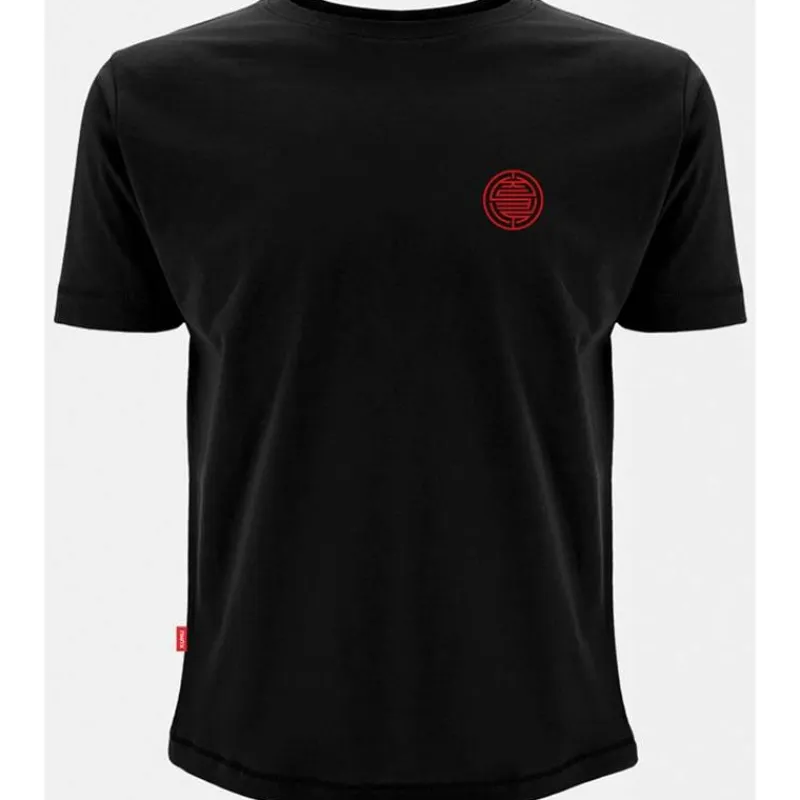 Kumu Tee Shirt Manches Courtes Homme Lotus - Noir