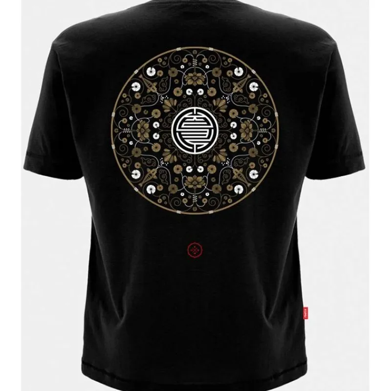 Kumu Tee Shirt Manches Courtes Homme Lotus - Noir