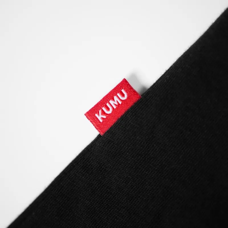 Kumu Tee Shirt Manches Courtes Homme Lotus - Noir