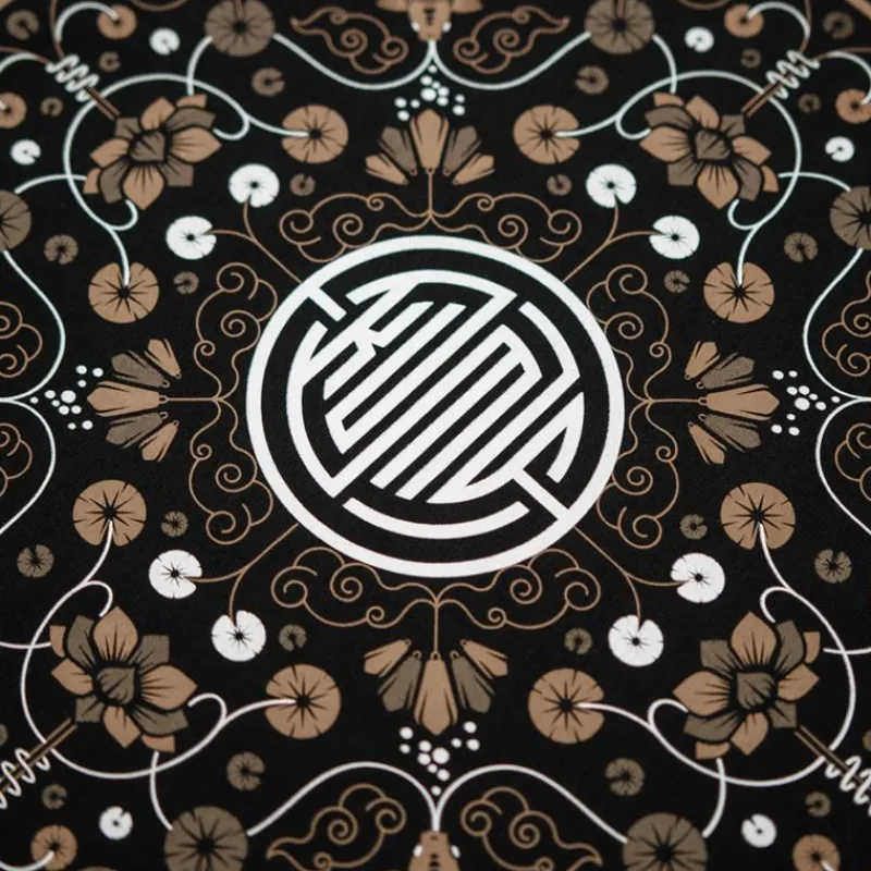 Kumu Tee Shirt Manches Courtes Homme Lotus - Noir