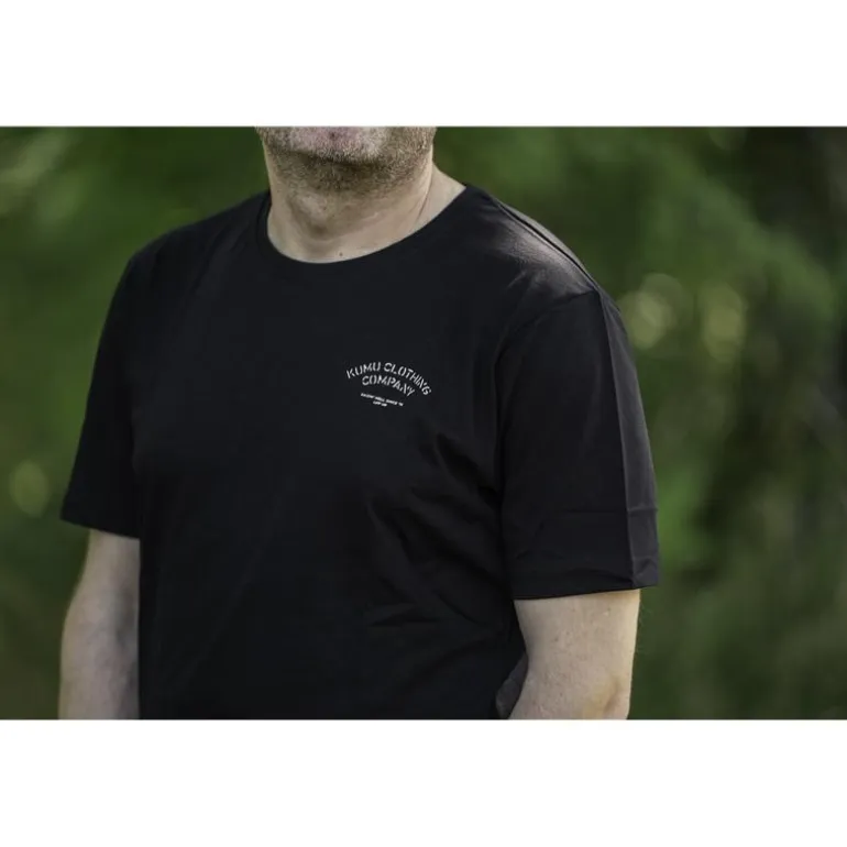 Tee Shirt Manches Courtes Homme Kumu Carp Gods - Noir