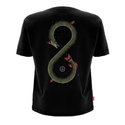 Tee Shirt Manches Courtes Homme Kumu Ourobouros T-Shirt - Noir