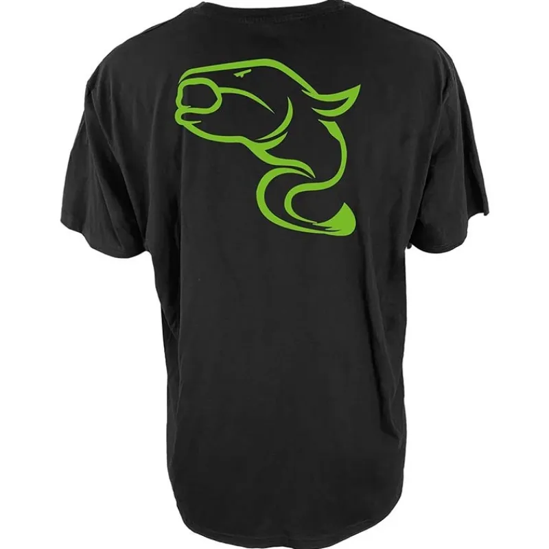 Zeck Tee Shirt Manches Courtes Homme Catfish Big Boy T-Shirt - Noir