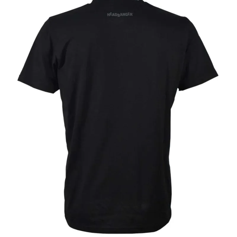 HeadBanger Tee Shirt Manches Courtes Homme T-Shirt Dark - Noir