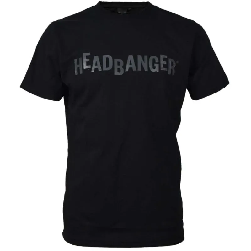 HeadBanger Tee Shirt Manches Courtes Homme T-Shirt Dark - Noir