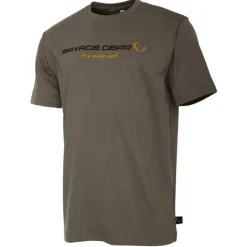 Savage Gear Tee Shirt Manches Courtes Homme Sg4 Logo - Vert