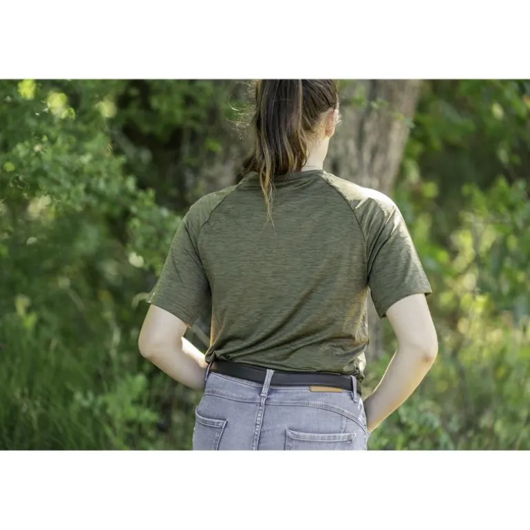 Tee Shirt Manches Courtes Homme Trakker Techpro - Kaki