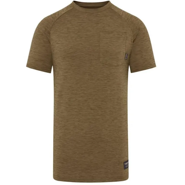 Tee Shirt Manches Courtes Homme Trakker Techpro - Kaki