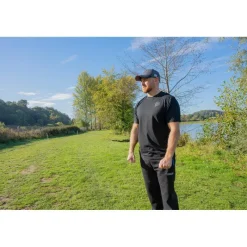 Preston Innovations Tee Shirt Manches Courtes Homme Core Collection T-Shirt - Noir