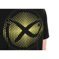 Tee Shirt Manches Courtes Homme Fox Matrix Large Fade T-Shirt Black/Lime - Noir