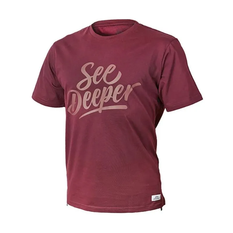 Fortis Tee Shirt Manches Courtes Homme See Deeper - Bordeaux