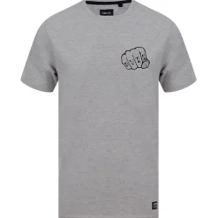 Navitas Tee Shirt Manches Courtes Homme Knuckles T-Shirt - Gris