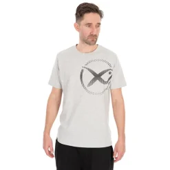Fox Matrix Tee Shirt Manches Courtes Homme Large Mesh Logo T-Shirt - Gris