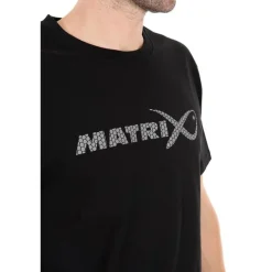 Fox Matrix Tee Shirt Manches Courtes Homme Large Fade T-Shirt Black/Grey - Noir