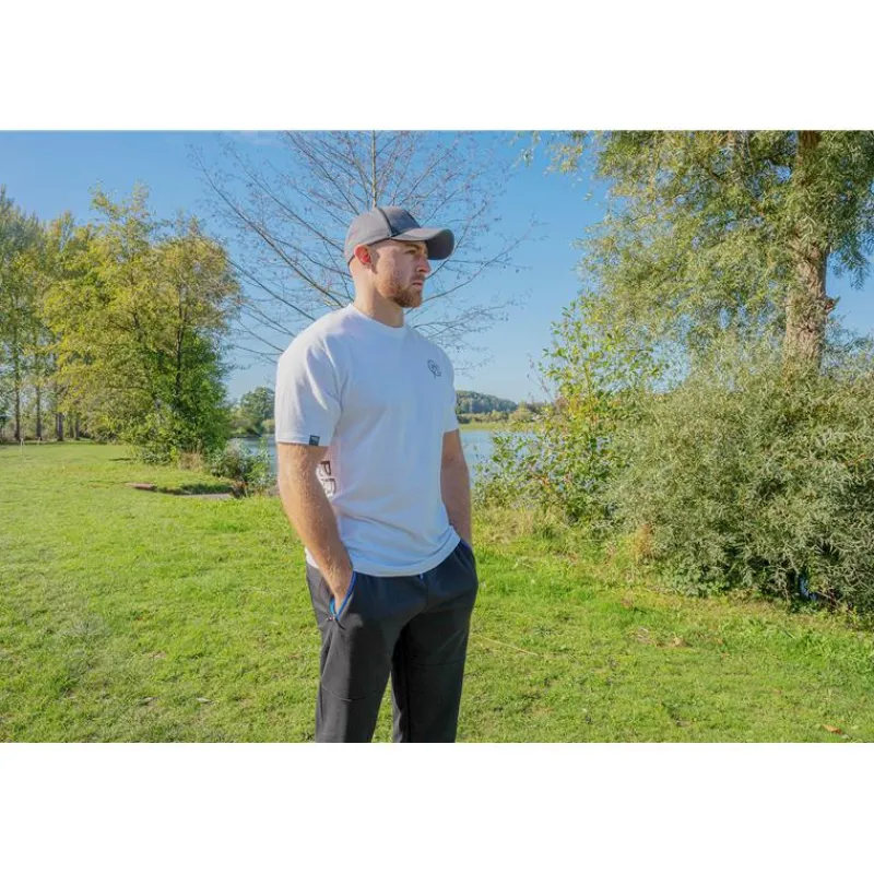 Preston Innovations Tee Shirt Manches Courtes Homme Core Collection T-Shirt - Blanc