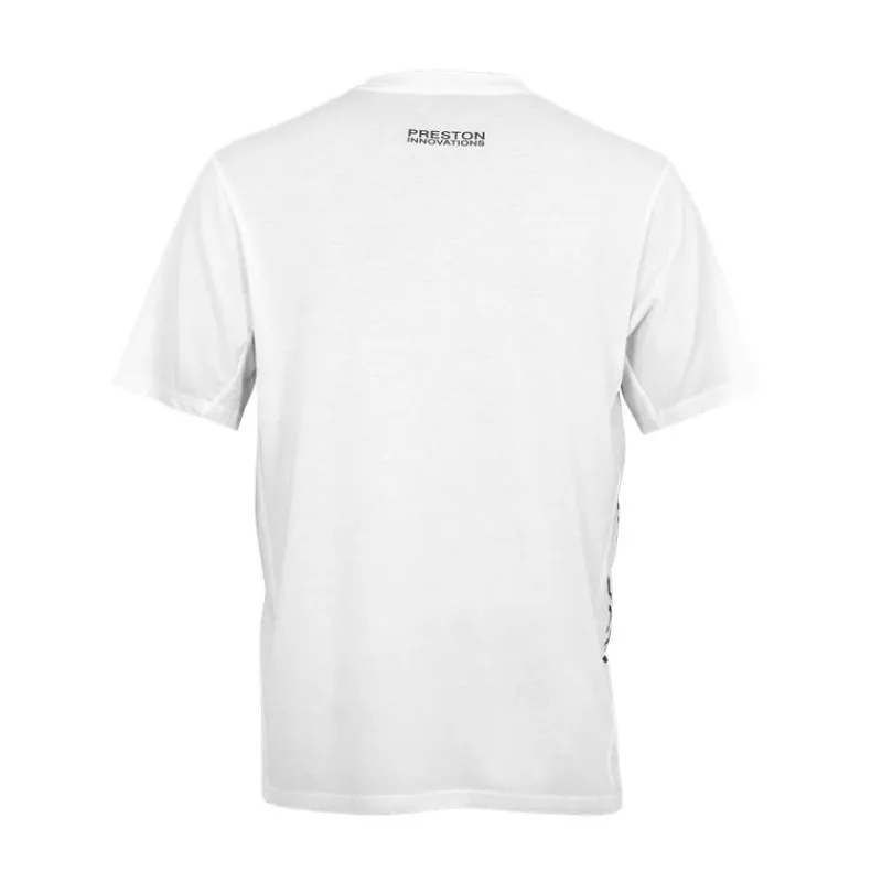 Preston Innovations Tee Shirt Manches Courtes Homme Core Collection T-Shirt - Blanc