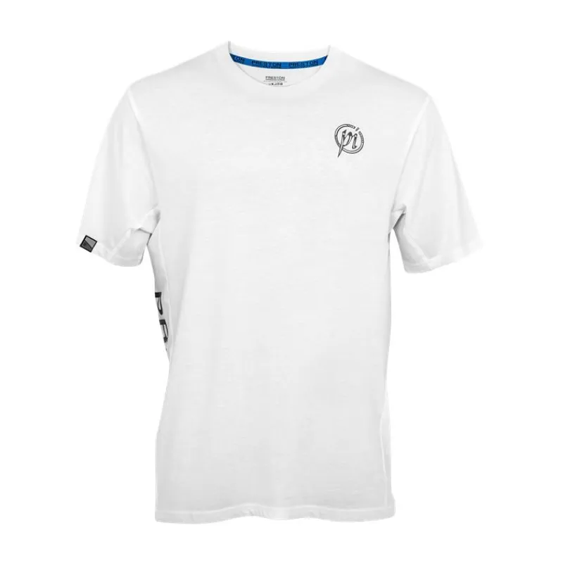 Preston Innovations Tee Shirt Manches Courtes Homme Core Collection T-Shirt - Blanc