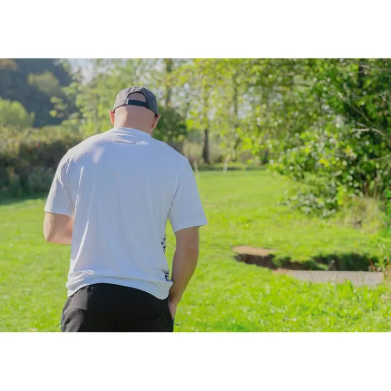 Preston Innovations Tee Shirt Manches Courtes Homme Core Collection T-Shirt - Blanc