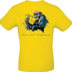 Tee Shirt Manches Courtes Homme W.O.F. Bonobo - Jaune