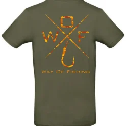 W.O.F. Tee Shirt Manches Courtes Homme Croix - Kaki