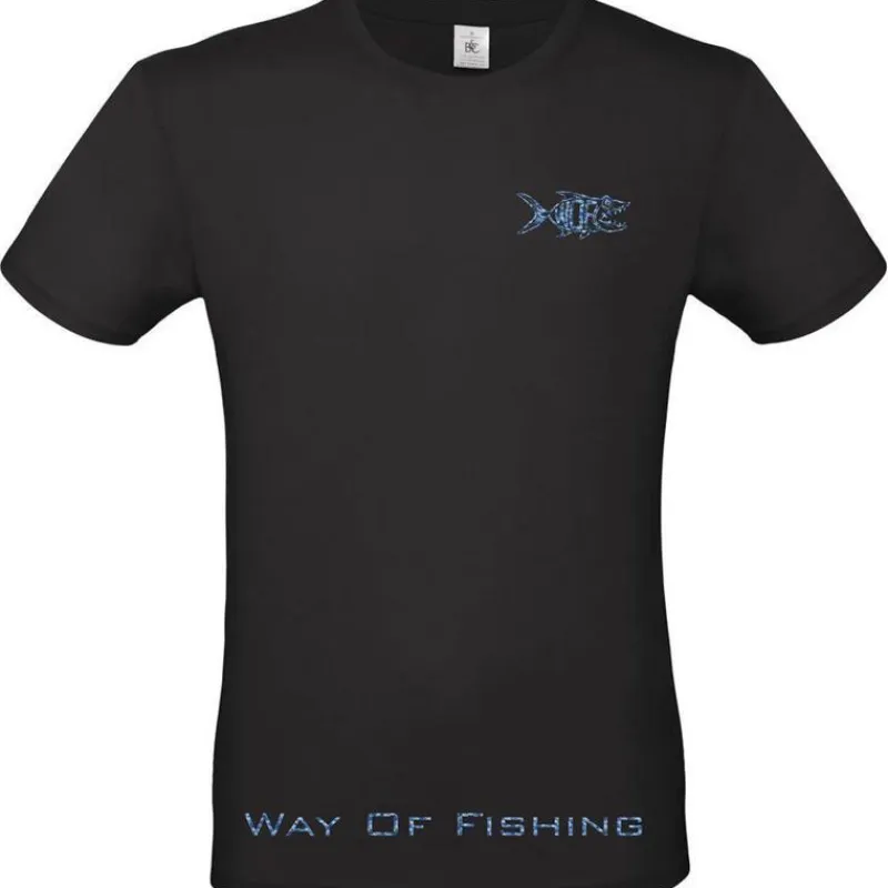 W.O.F. Tee Shirt Manches Courtes Homme Thon - Noir