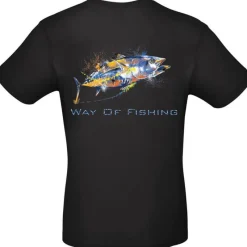 W.O.F. Tee Shirt Manches Courtes Homme Thon - Noir