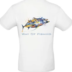 W.O.F. Tee Shirt Manches Courtes Homme Thon - Blanc