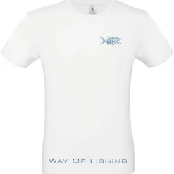 W.O.F. Tee Shirt Manches Courtes Homme Thon - Blanc