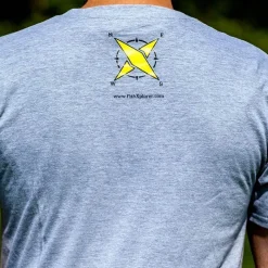 Fishxplorer Tee Shirt Manches Courtes Homme Fishtique - Gris