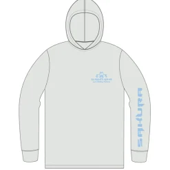 Sakura Tee Shirt Manches Longues Homme Uv Long Sleeves Hoodie - Gris