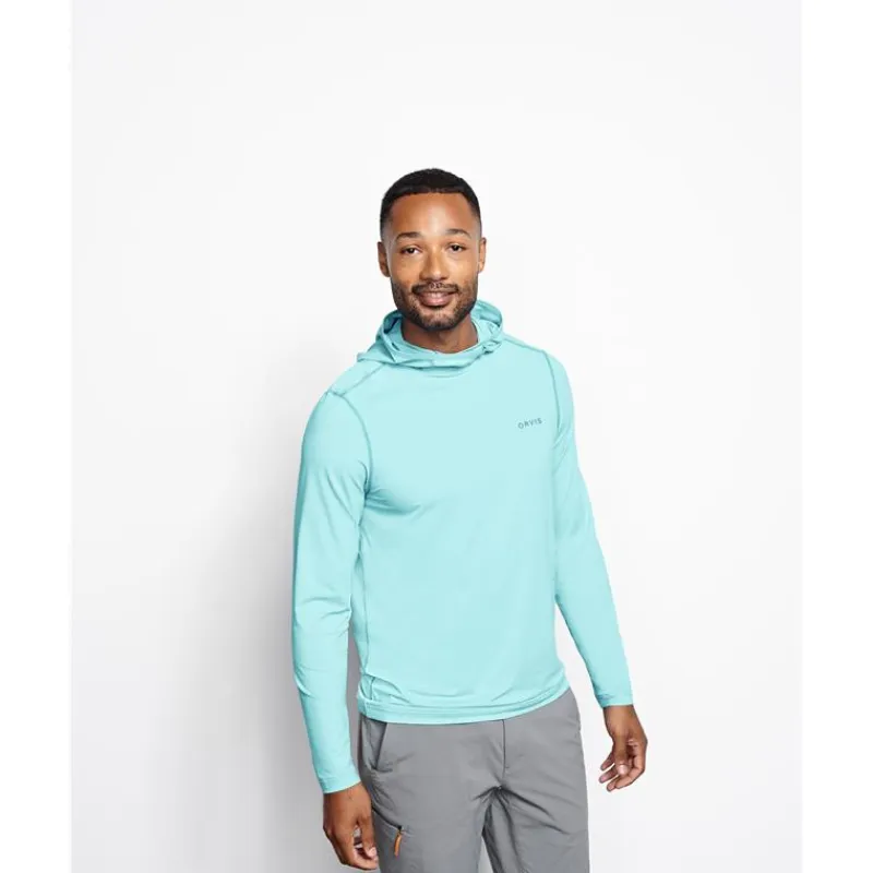 Orvis Tee Shirt Manches Longues Homme Sun Defense L/S Hoodie - Fresh Air