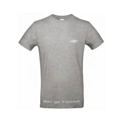 W.O.F. Tee Shirt Manches Longues Homme Terre - Gris Clair