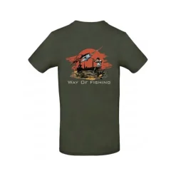 W.O.F. Tee Shirt Manches Longues Homme Manga - Vert