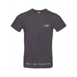 W.O.F. Tee Shirt Manches Longues Homme Manga - Anthracite