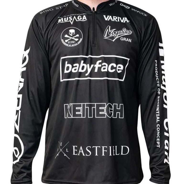 Tee Shirt Manches Longues Homme W.O.F. Compétition - Noir