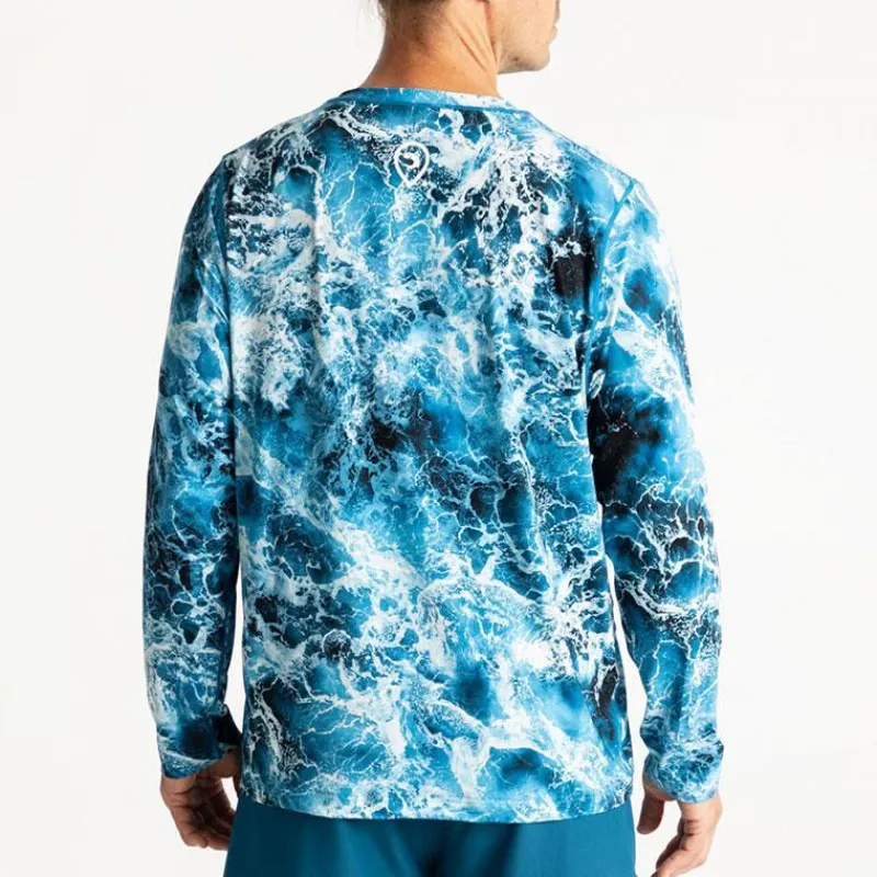 Adventer & Fishing Tee Shirt Manches Longues Homme Bozed Anti Uv - Gris
